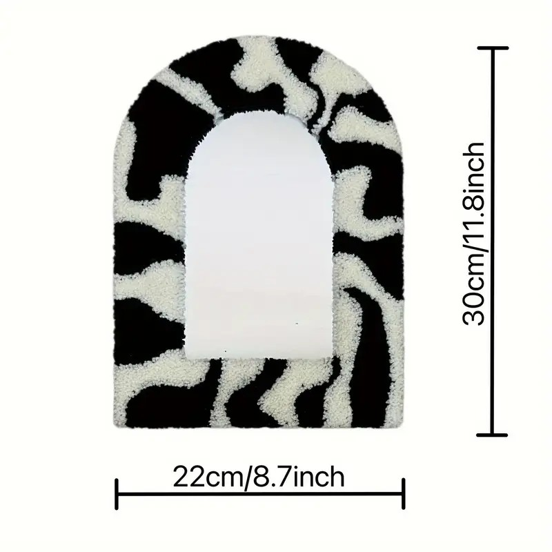 Zebra Tufted / Mirror